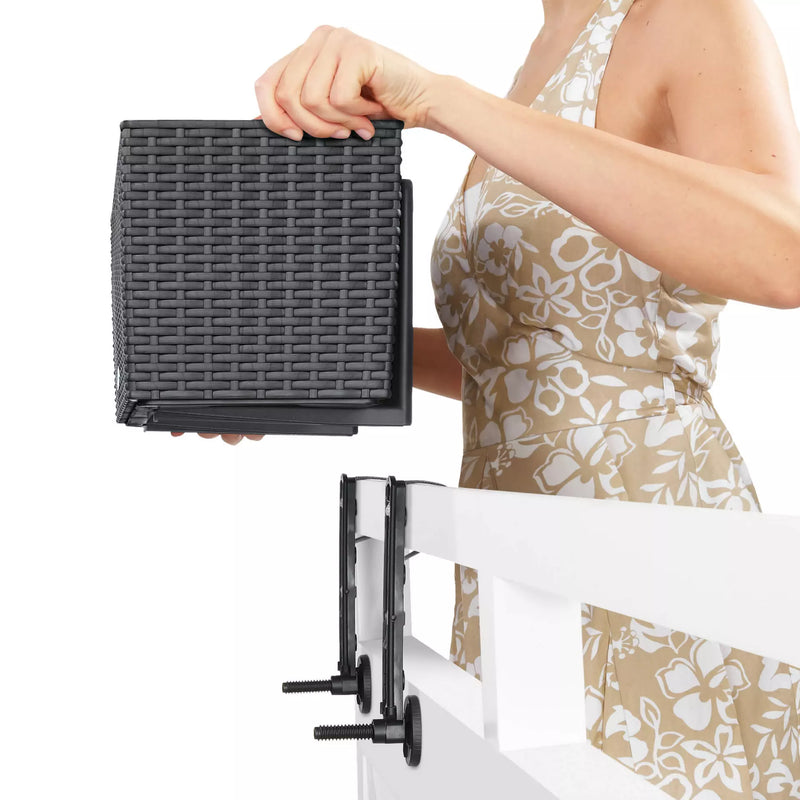 Lechuza bracket set black